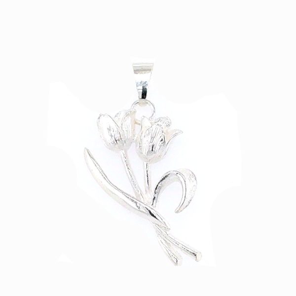 GoudWijzer Hanger Tulpenboeket Zilver